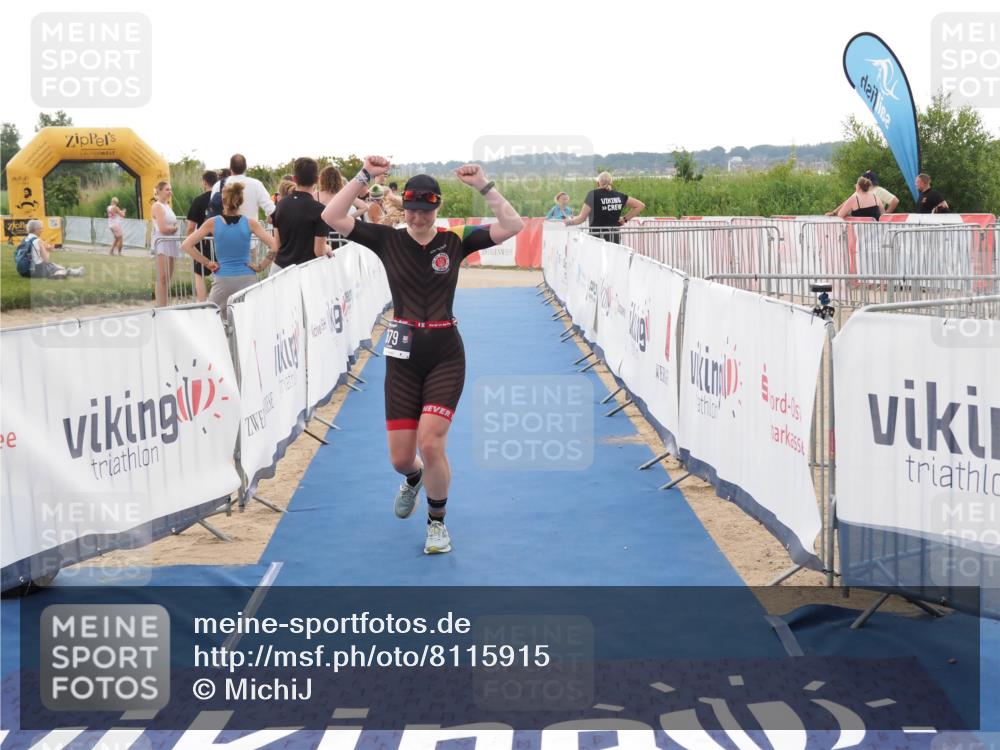 22.06.2025 - Viking Triathlon MichiJ http://msf.ph/oto/8115915 22.06.2025 16:26:45 Ziel 379 meine-sportfotos.de