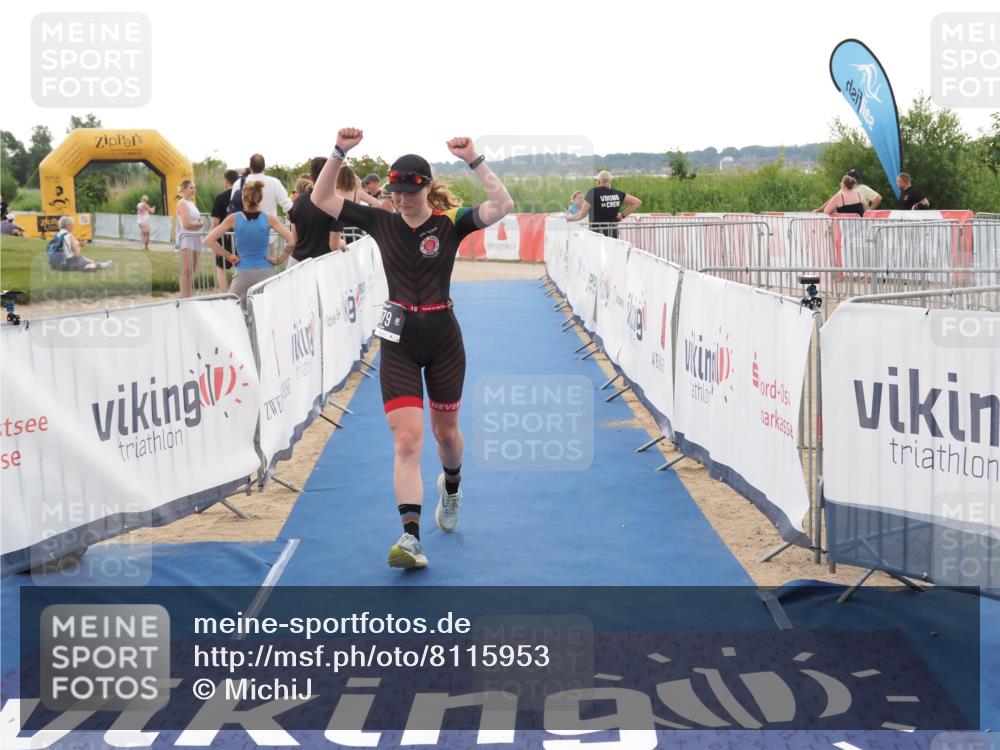 22.06.2025 - Viking Triathlon MichiJ http://msf.ph/oto/8115953 22.06.2025 16:26:45 Ziel 379 meine-sportfotos.de