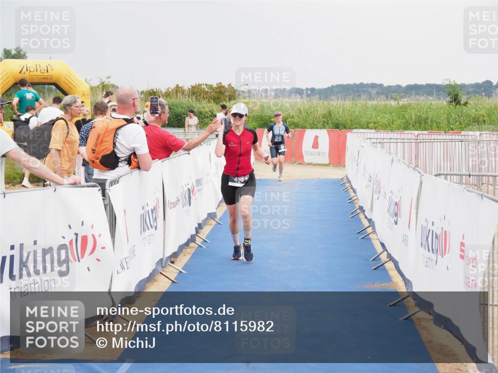 22.06.2025 - Viking Triathlon MichiJ http://msf.ph/oto/8115982 22.06.2025 16:49:54 Ziel 477, 499 meine-sportfotos.de