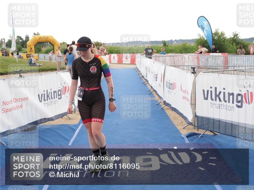 22.06.2025 - Viking Triathlon MichiJ http://msf.ph/oto/8116095 22.06.2025 16:26:47 Ziel 379 meine-sportfotos.de