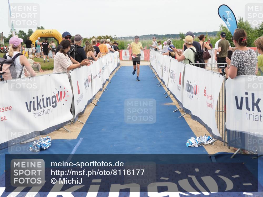 22.06.2025 - Viking Triathlon MichiJ http://msf.ph/oto/8116177 22.06.2025 15:06:35 Ziel  meine-sportfotos.de