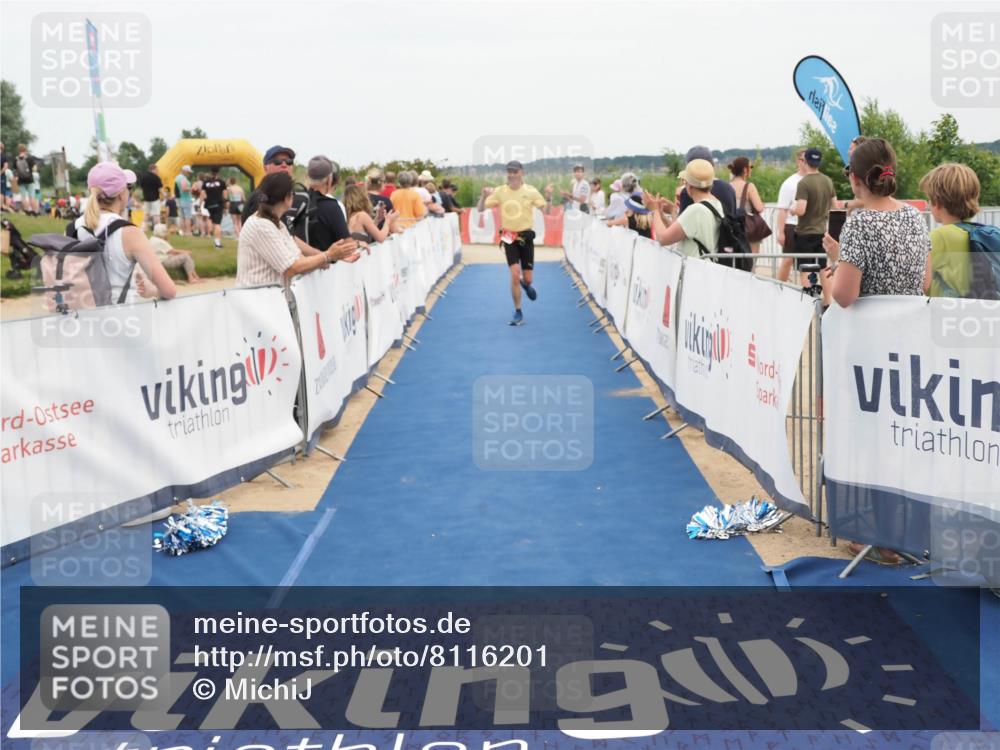 22.06.2025 - Viking Triathlon MichiJ http://msf.ph/oto/8116201 22.06.2025 15:06:35 Ziel  meine-sportfotos.de