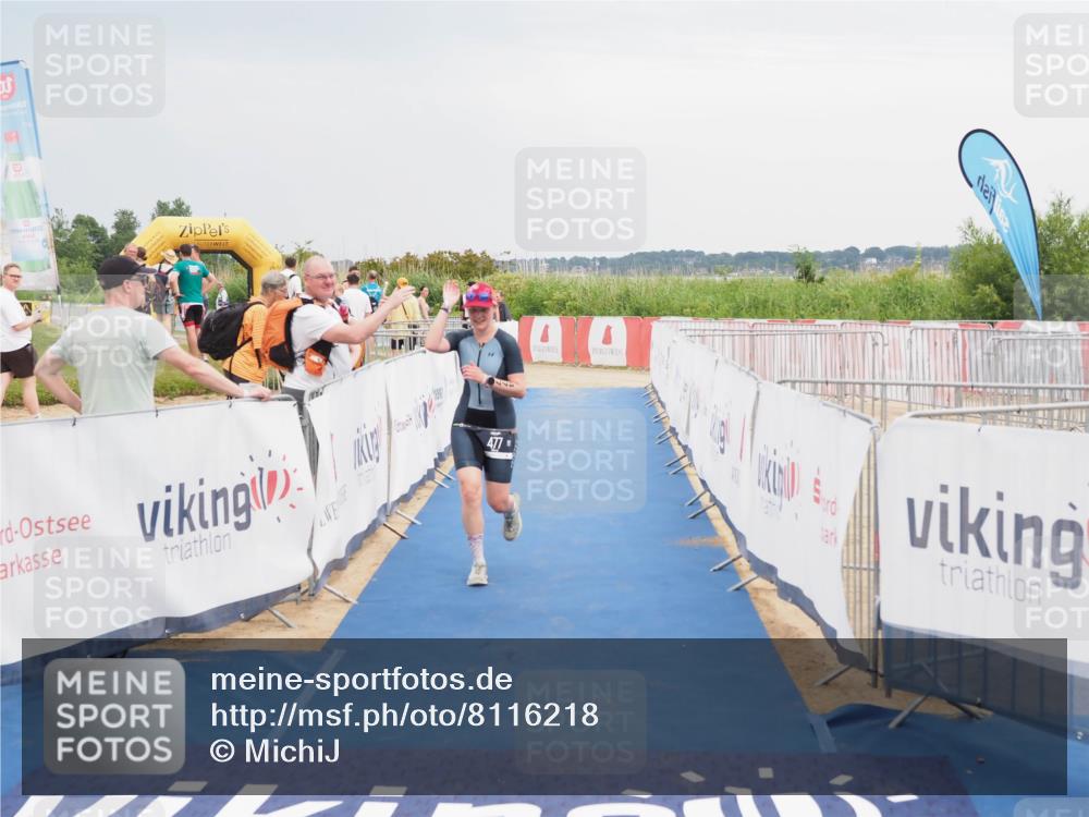 22.06.2025 - Viking Triathlon MichiJ http://msf.ph/oto/8116218 22.06.2025 16:50:00 Ziel 477, 499 meine-sportfotos.de