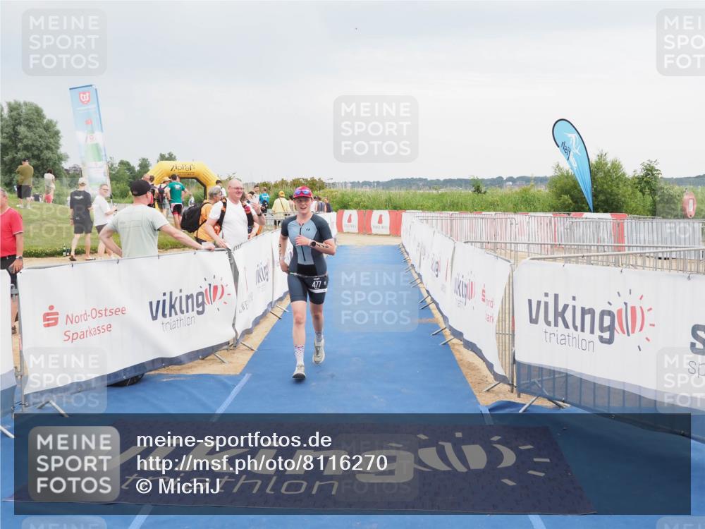 22.06.2025 - Viking Triathlon MichiJ http://msf.ph/oto/8116270 22.06.2025 16:50:00 Ziel 477, 499 meine-sportfotos.de