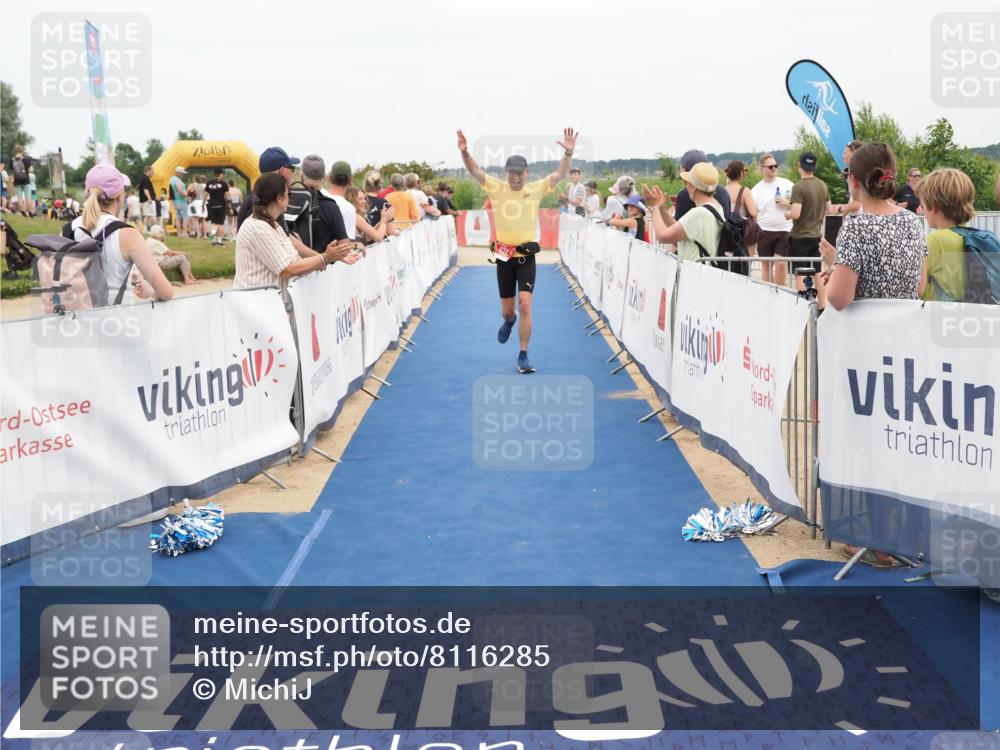 22.06.2025 - Viking Triathlon MichiJ http://msf.ph/oto/8116285 22.06.2025 15:06:36 Ziel  meine-sportfotos.de