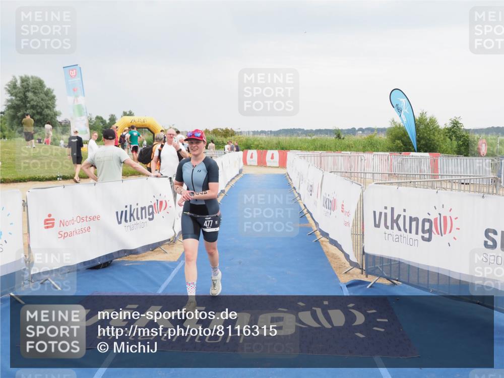 22.06.2025 - Viking Triathlon MichiJ http://msf.ph/oto/8116315 22.06.2025 16:50:01 Ziel 477 meine-sportfotos.de
