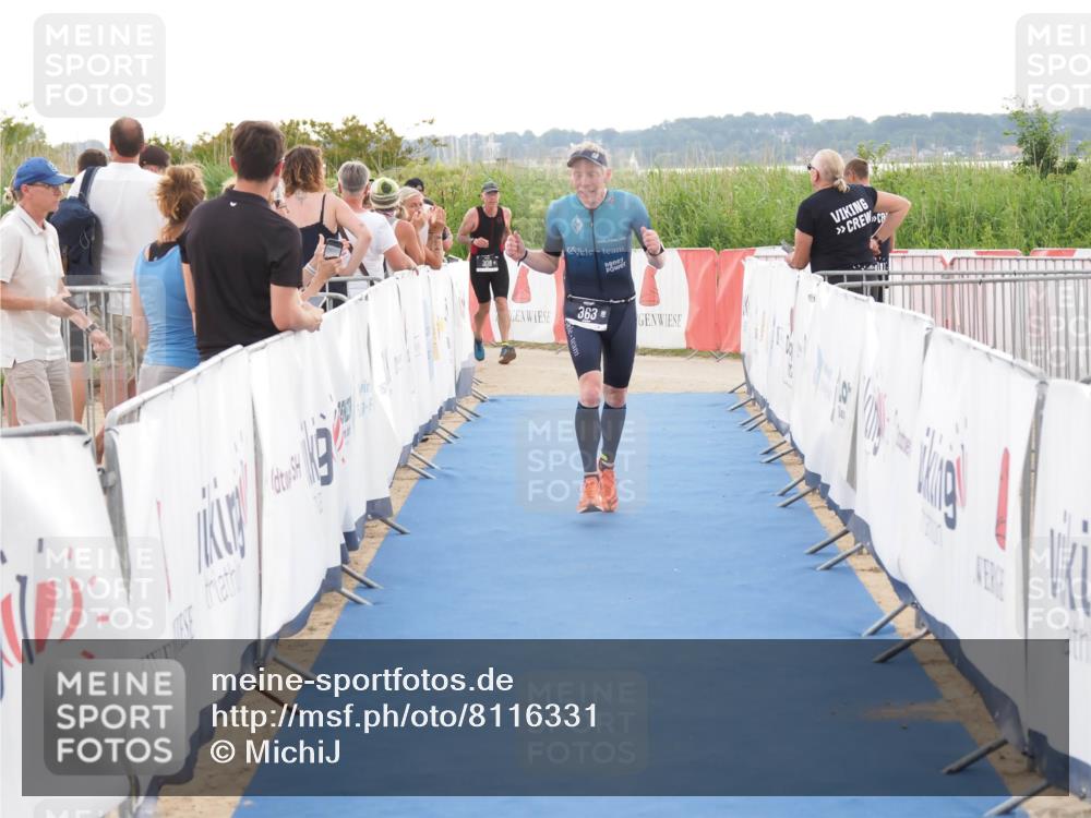 22.06.2025 - Viking Triathlon MichiJ http://msf.ph/oto/8116331 22.06.2025 16:27:20 Ziel 363 meine-sportfotos.de