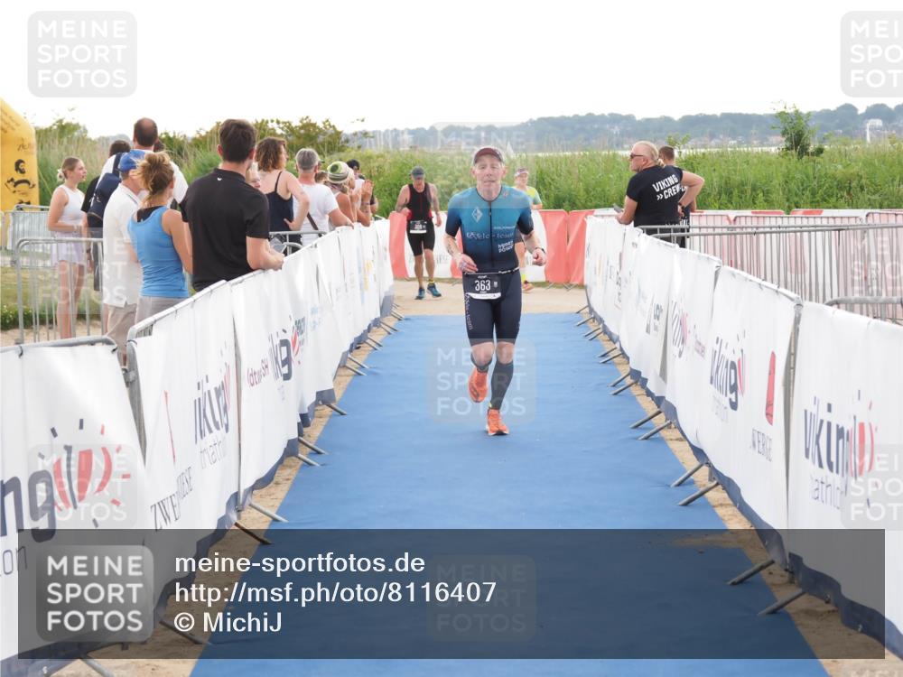 22.06.2025 - Viking Triathlon MichiJ http://msf.ph/oto/8116407 22.06.2025 16:27:21 Ziel 363 meine-sportfotos.de