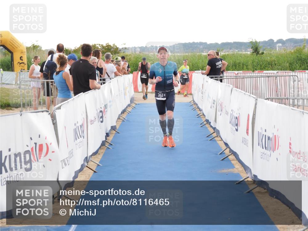 22.06.2025 - Viking Triathlon MichiJ http://msf.ph/oto/8116465 22.06.2025 16:27:22 Ziel 308, 363 meine-sportfotos.de