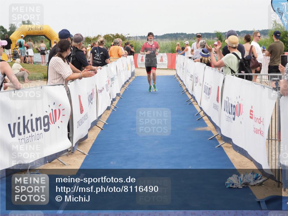 22.06.2025 - Viking Triathlon MichiJ http://msf.ph/oto/8116490 22.06.2025 15:06:56 Ziel 429 meine-sportfotos.de