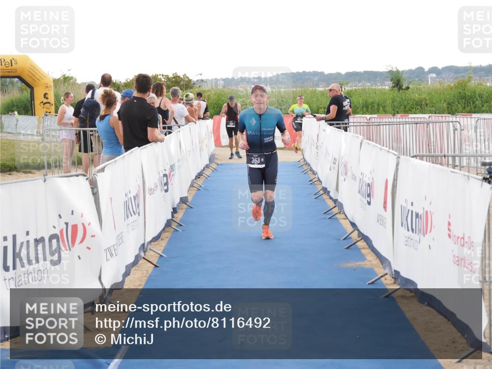 22.06.2025 - Viking Triathlon MichiJ http://msf.ph/oto/8116492 22.06.2025 16:27:22 Ziel 308, 363 meine-sportfotos.de