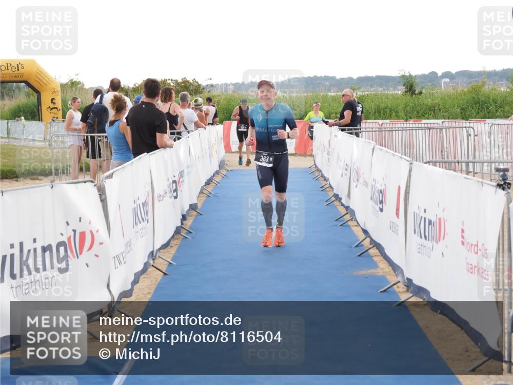 22.06.2025 - Viking Triathlon MichiJ http://msf.ph/oto/8116504 22.06.2025 16:27:22 Ziel 308, 363 meine-sportfotos.de