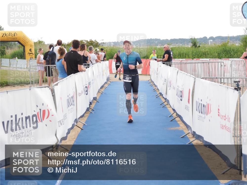 22.06.2025 - Viking Triathlon MichiJ http://msf.ph/oto/8116516 22.06.2025 16:27:22 Ziel 308, 363 meine-sportfotos.de