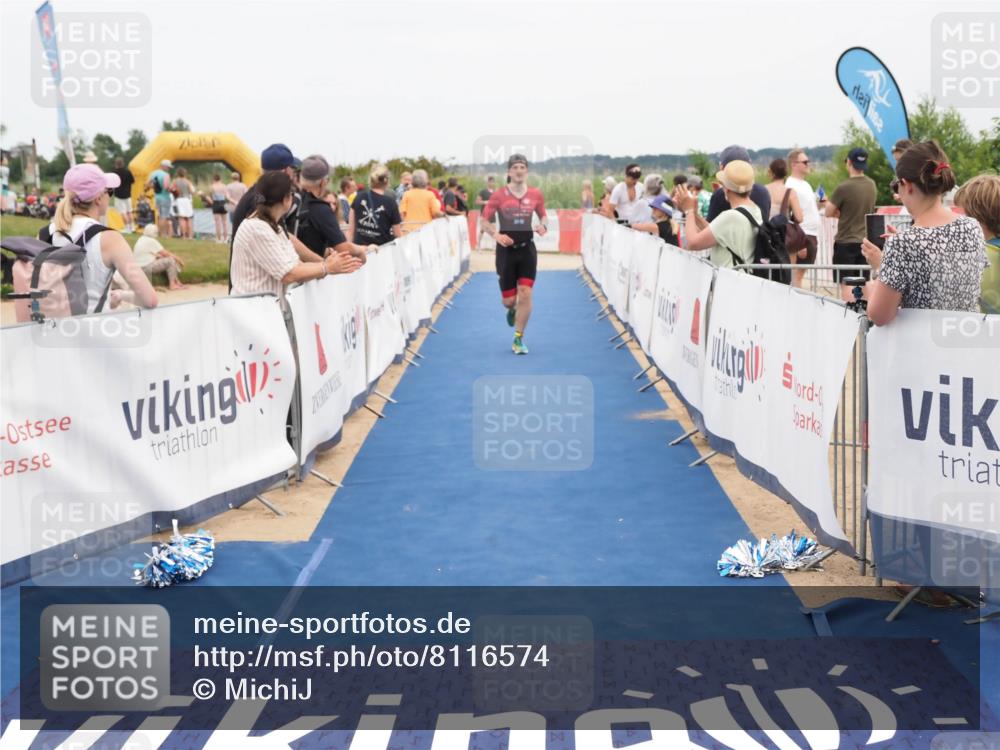 22.06.2025 - Viking Triathlon MichiJ http://msf.ph/oto/8116574 22.06.2025 15:06:57 Ziel 429 meine-sportfotos.de
