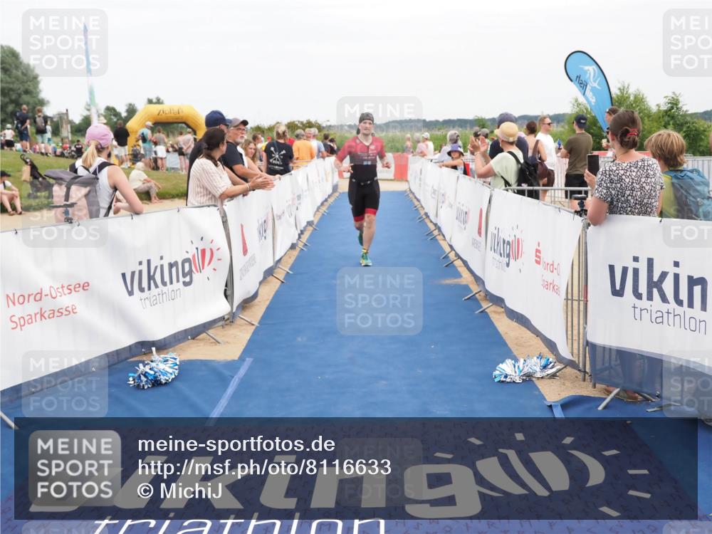 22.06.2025 - Viking Triathlon MichiJ http://msf.ph/oto/8116633 22.06.2025 15:06:58 Ziel 429 meine-sportfotos.de