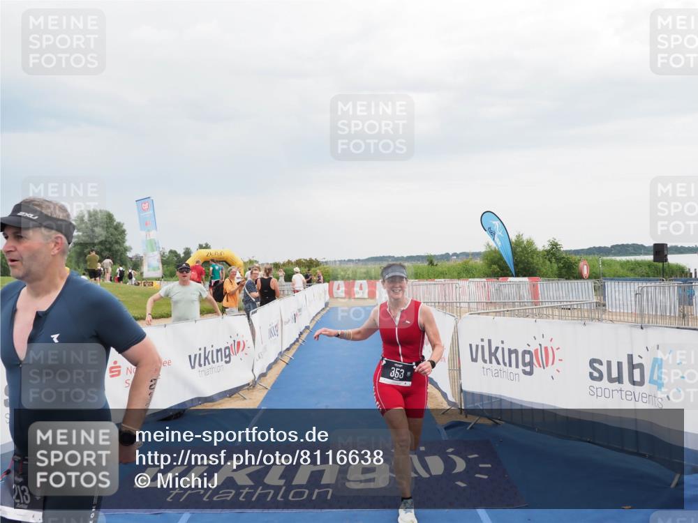 22.06.2025 - Viking Triathlon MichiJ http://msf.ph/oto/8116638 22.06.2025 16:50:58 Ziel 213, 353 meine-sportfotos.de