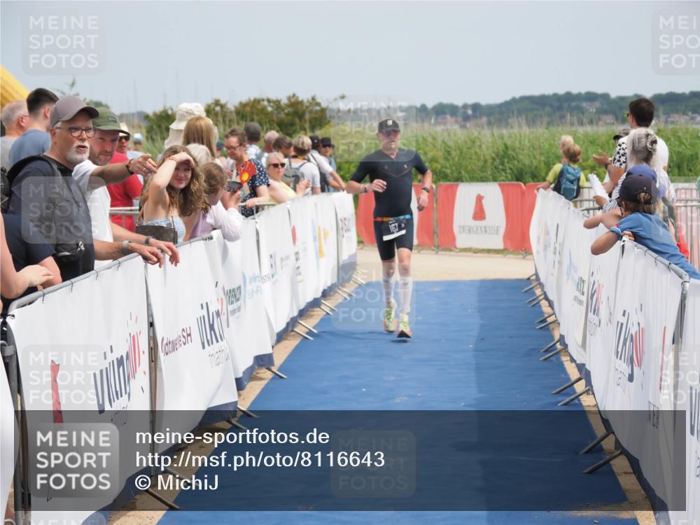 22.06.2025 - Viking Triathlon MichiJ http://msf.ph/oto/8116643 22.06.2025 14:56:15 Ziel 167 meine-sportfotos.de