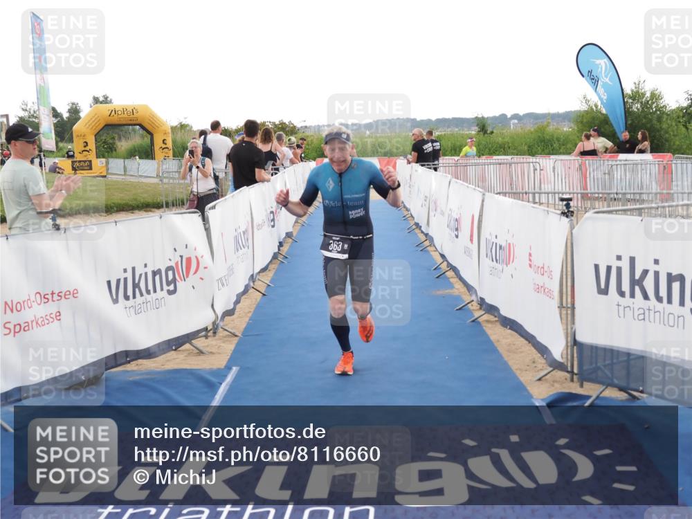 22.06.2025 - Viking Triathlon MichiJ http://msf.ph/oto/8116660 22.06.2025 16:27:24 Ziel 308, 363 meine-sportfotos.de