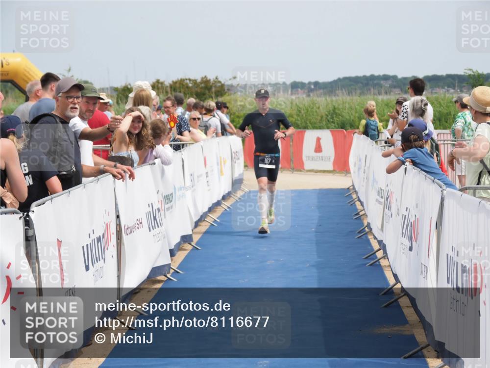 22.06.2025 - Viking Triathlon MichiJ http://msf.ph/oto/8116677 22.06.2025 14:56:15 Ziel 167 meine-sportfotos.de