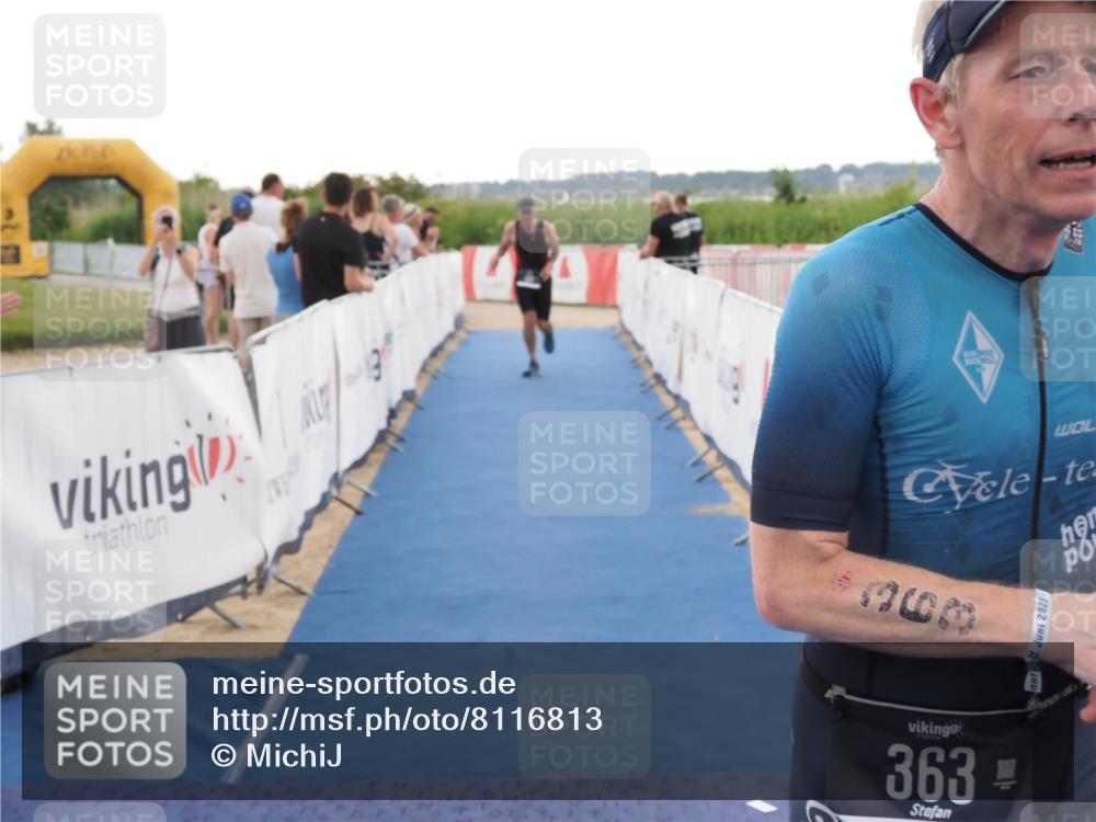22.06.2025 - Viking Triathlon MichiJ http://msf.ph/oto/8116813 22.06.2025 16:27:25 Ziel 308, 363 meine-sportfotos.de