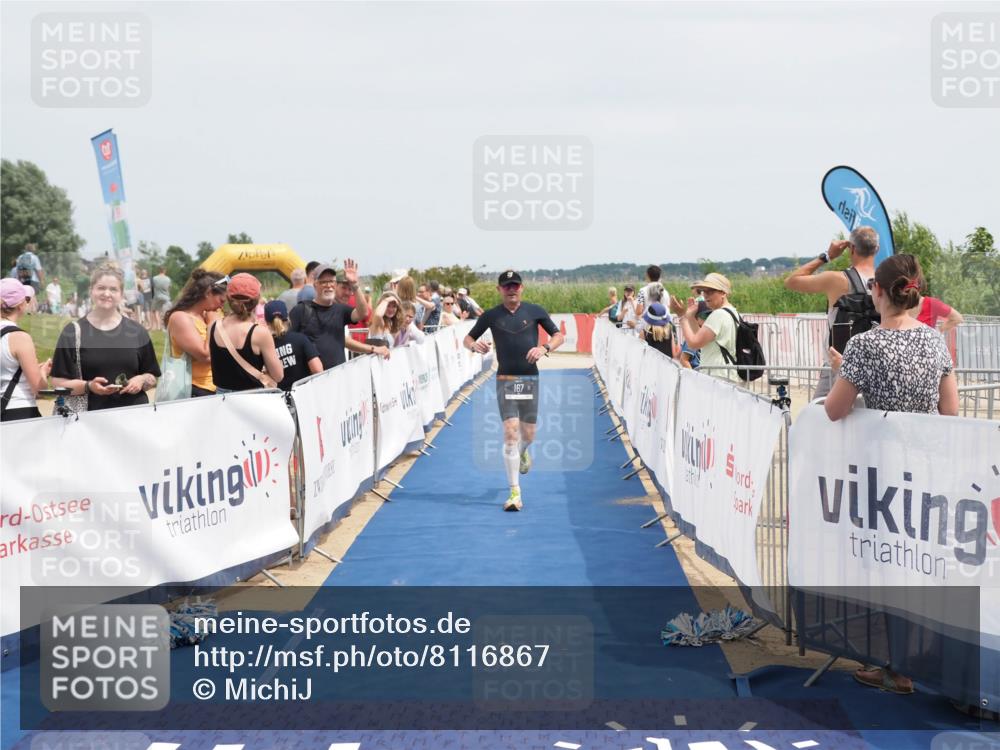 22.06.2025 - Viking Triathlon MichiJ http://msf.ph/oto/8116867 22.06.2025 14:56:17 Ziel 167 meine-sportfotos.de