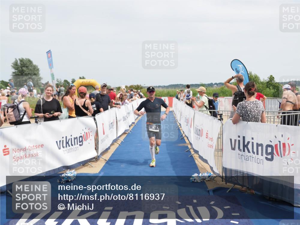 22.06.2025 - Viking Triathlon MichiJ http://msf.ph/oto/8116937 22.06.2025 14:56:18 Ziel 167 meine-sportfotos.de