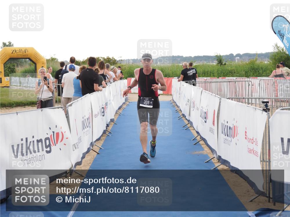 22.06.2025 - Viking Triathlon MichiJ http://msf.ph/oto/8117080 22.06.2025 16:27:28 Ziel 308, 363 meine-sportfotos.de