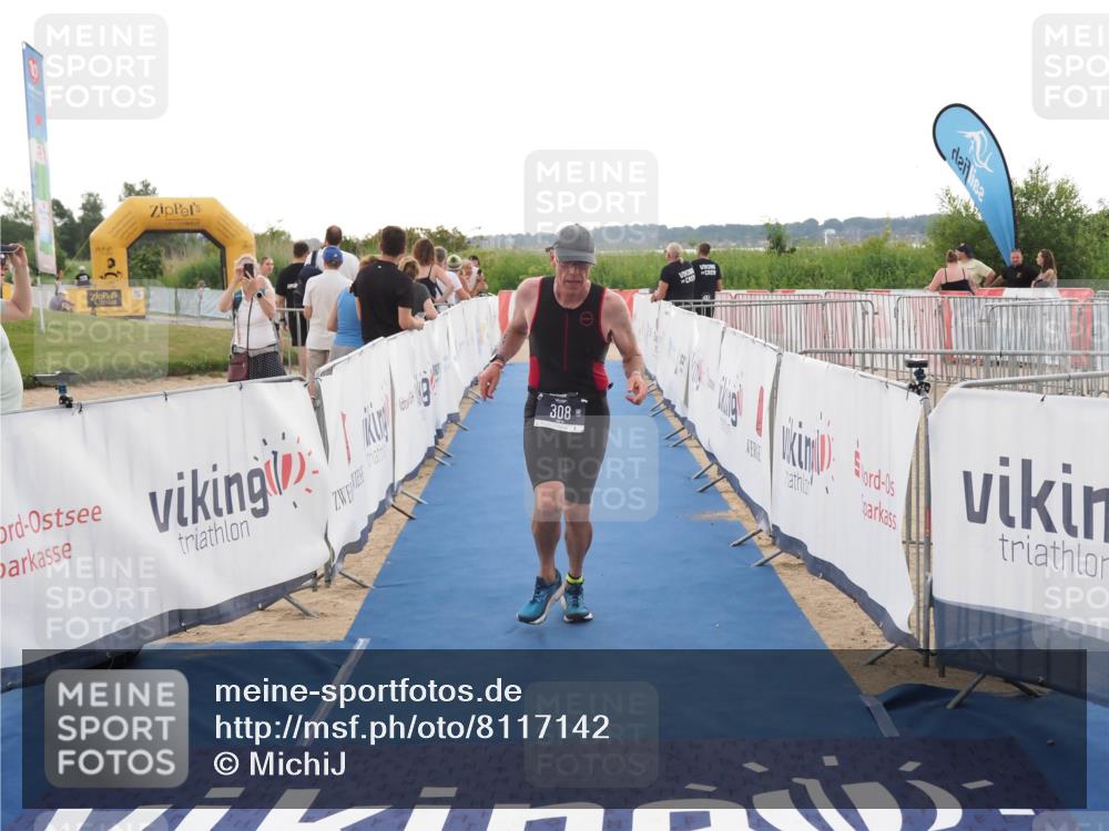 22.06.2025 - Viking Triathlon MichiJ http://msf.ph/oto/8117142 22.06.2025 16:27:29 Ziel 308 meine-sportfotos.de