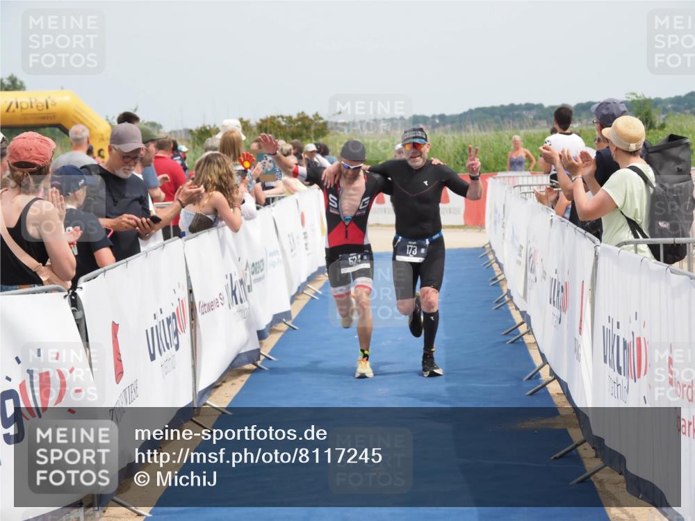 22.06.2025 - Viking Triathlon MichiJ http://msf.ph/oto/8117245 22.06.2025 14:56:30 Ziel 88, 173, 524 meine-sportfotos.de