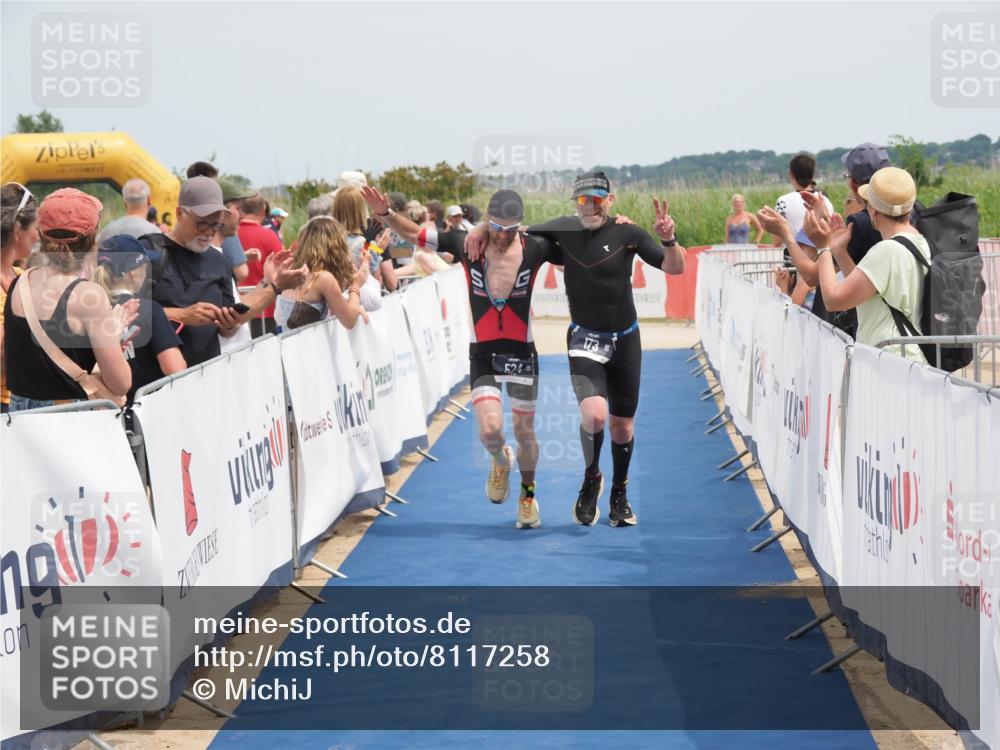 22.06.2025 - Viking Triathlon MichiJ http://msf.ph/oto/8117258 22.06.2025 14:56:30 Ziel 88, 173, 524 meine-sportfotos.de