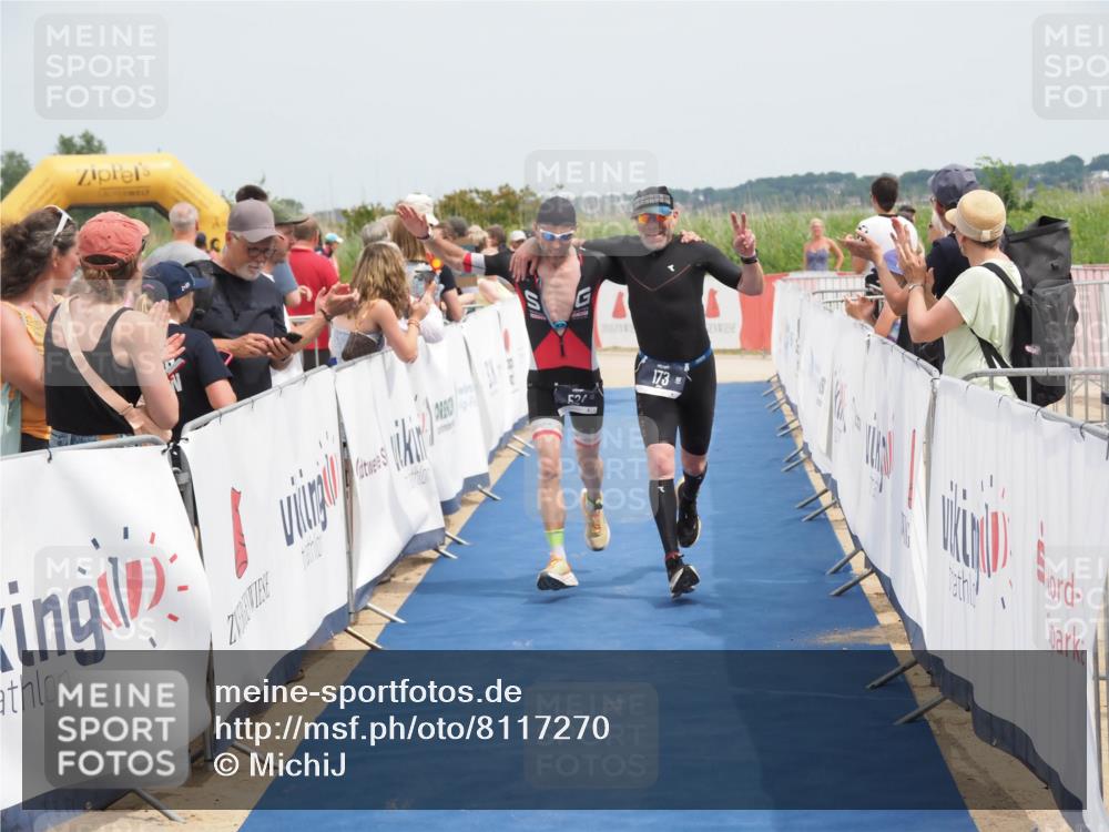 22.06.2025 - Viking Triathlon MichiJ http://msf.ph/oto/8117270 22.06.2025 14:56:30 Ziel 88, 173, 524 meine-sportfotos.de