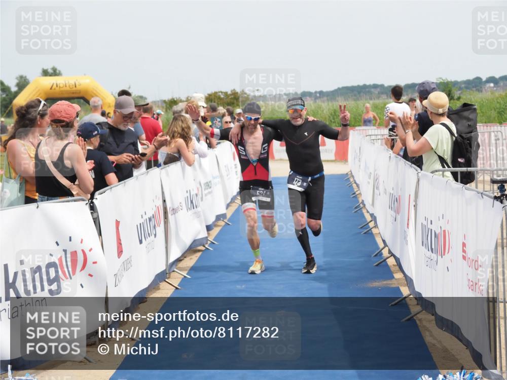22.06.2025 - Viking Triathlon MichiJ http://msf.ph/oto/8117282 22.06.2025 14:56:30 Ziel 88, 173, 524 meine-sportfotos.de