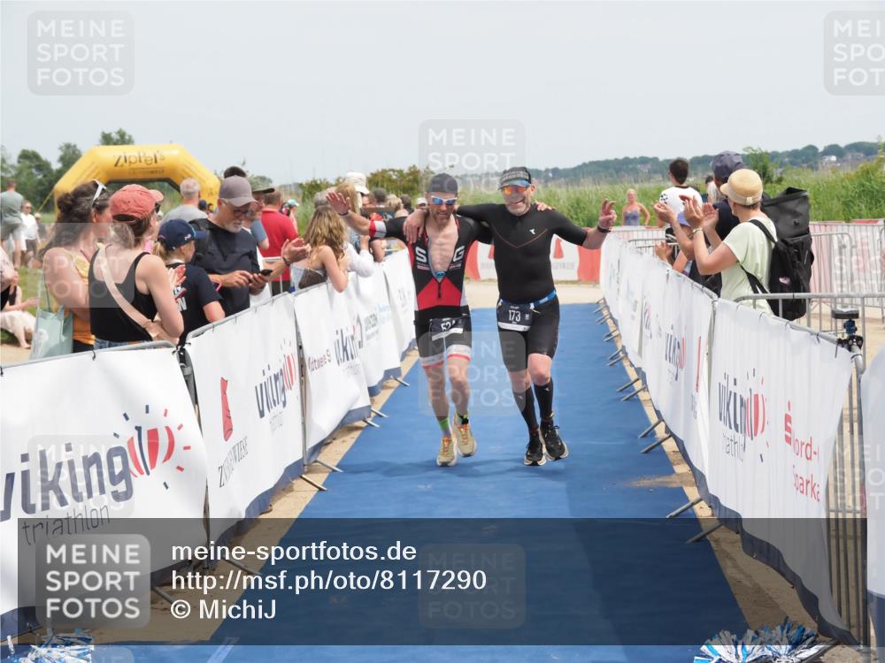 22.06.2025 - Viking Triathlon MichiJ http://msf.ph/oto/8117290 22.06.2025 14:56:30 Ziel 88, 173, 524 meine-sportfotos.de