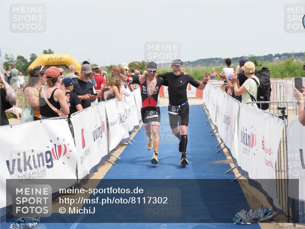 22.06.2025 - Viking Triathlon MichiJ http://msf.ph/oto/8117302 22.06.2025 14:56:30 Ziel 88, 173, 524 meine-sportfotos.de