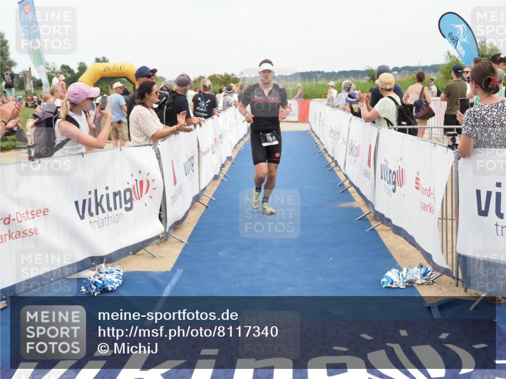 22.06.2025 - Viking Triathlon MichiJ http://msf.ph/oto/8117340 22.06.2025 15:07:26 Ziel 80 meine-sportfotos.de