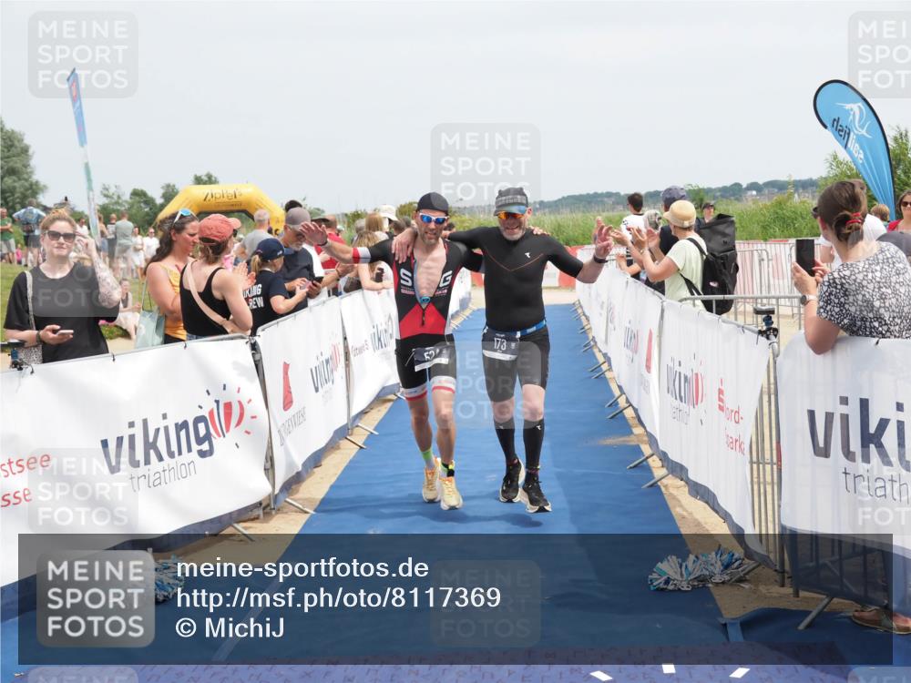 22.06.2025 - Viking Triathlon MichiJ http://msf.ph/oto/8117369 22.06.2025 14:56:31 Ziel 88, 173, 524 meine-sportfotos.de