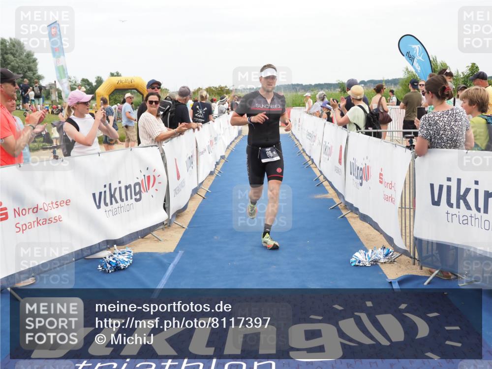 22.06.2025 - Viking Triathlon MichiJ http://msf.ph/oto/8117397 22.06.2025 15:07:26 Ziel 80 meine-sportfotos.de