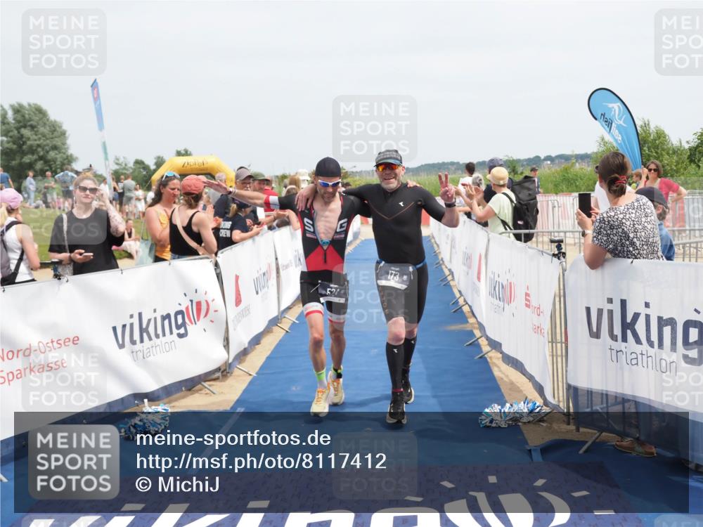 22.06.2025 - Viking Triathlon MichiJ http://msf.ph/oto/8117412 22.06.2025 14:56:31 Ziel 88, 173, 524 meine-sportfotos.de