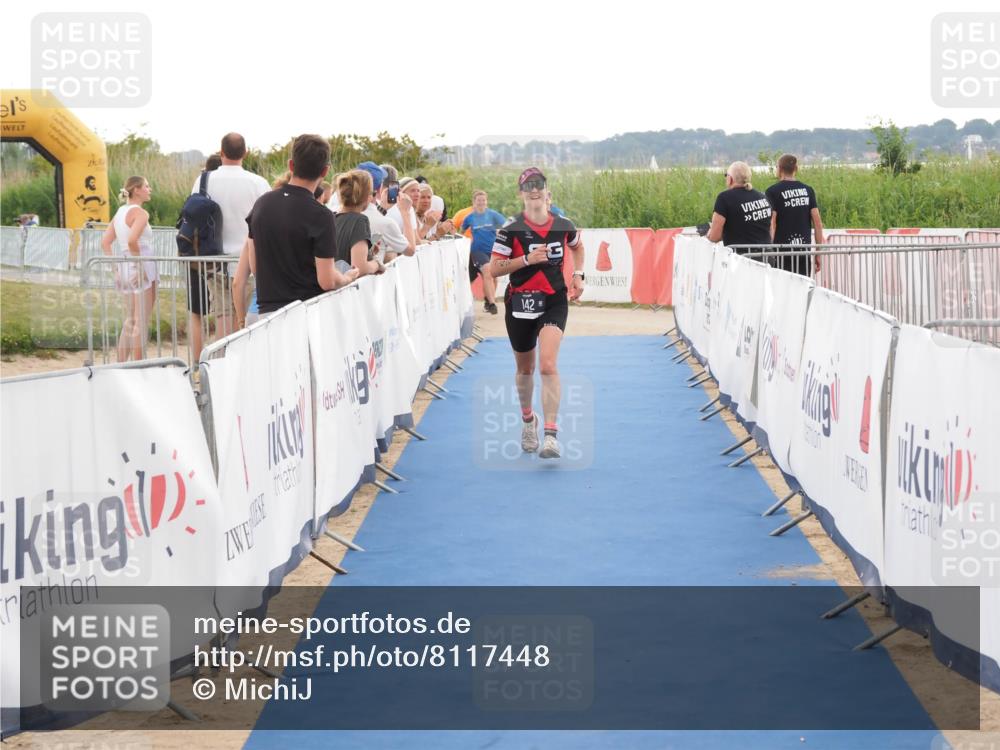 22.06.2025 - Viking Triathlon MichiJ http://msf.ph/oto/8117448 22.06.2025 16:27:45 Ziel 142, 633 meine-sportfotos.de