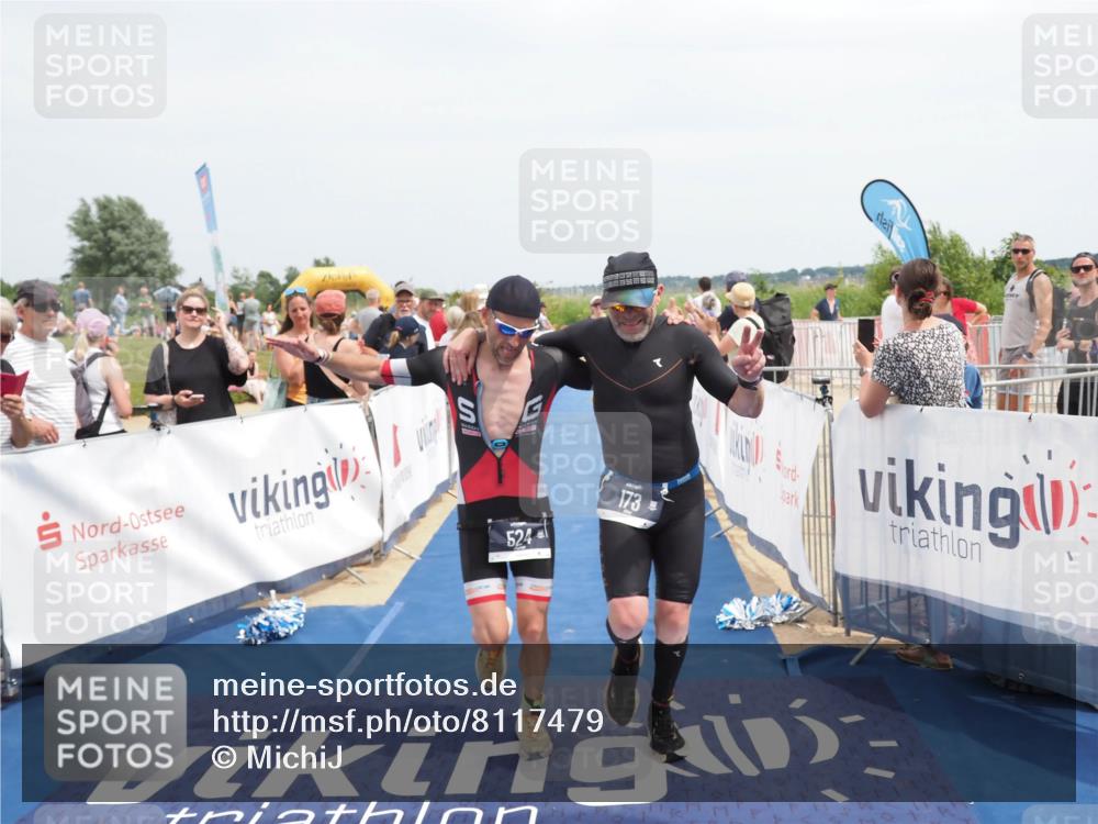 22.06.2025 - Viking Triathlon MichiJ http://msf.ph/oto/8117479 22.06.2025 14:56:32 Ziel 88, 173, 524 meine-sportfotos.de
