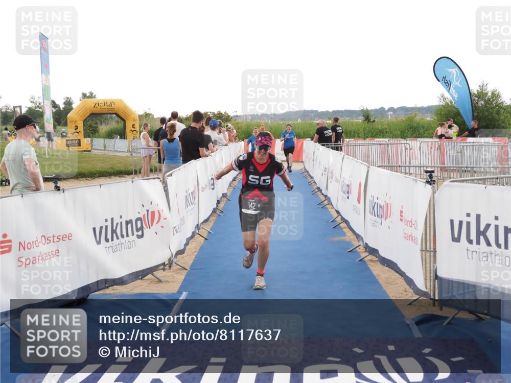 22.06.2025 - Viking Triathlon MichiJ http://msf.ph/oto/8117637 22.06.2025 16:27:47 Ziel 142, 633 meine-sportfotos.de