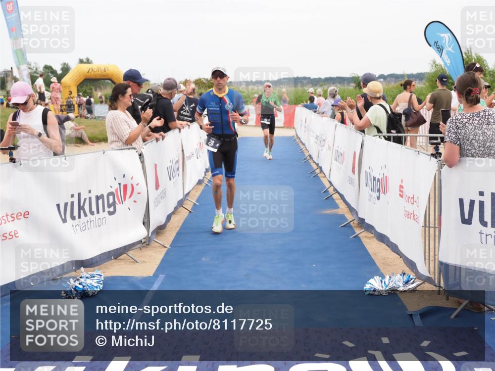 22.06.2025 - Viking Triathlon MichiJ http://msf.ph/oto/8117725 22.06.2025 15:07:35 Ziel 28, 113 meine-sportfotos.de