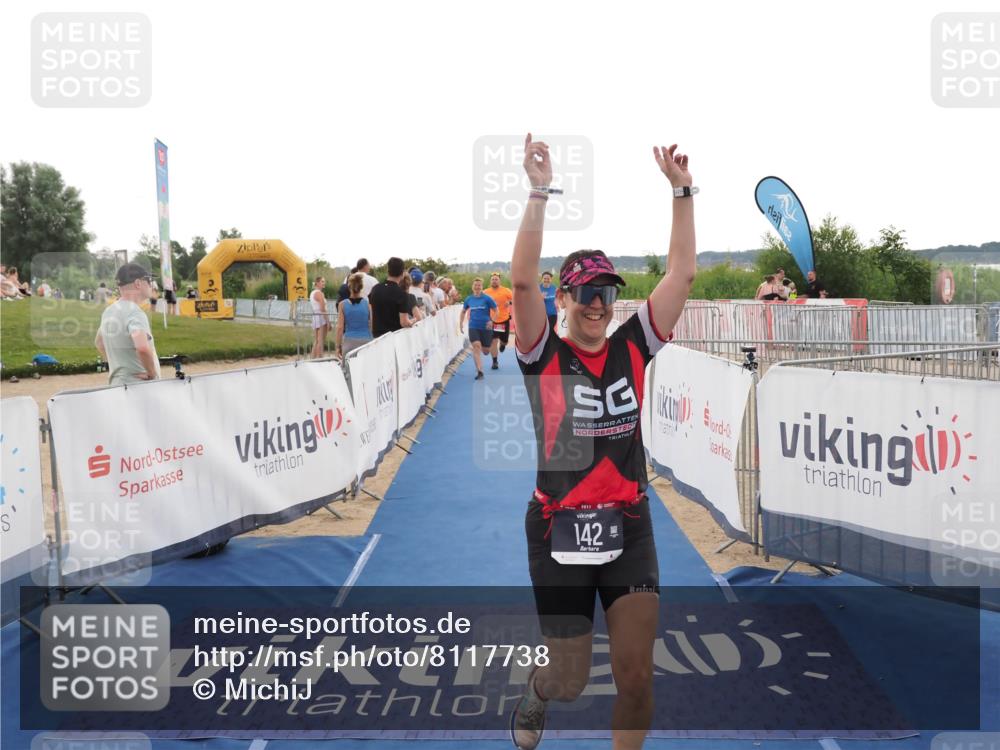 22.06.2025 - Viking Triathlon MichiJ http://msf.ph/oto/8117738 22.06.2025 16:27:48 Ziel 142, 633 meine-sportfotos.de