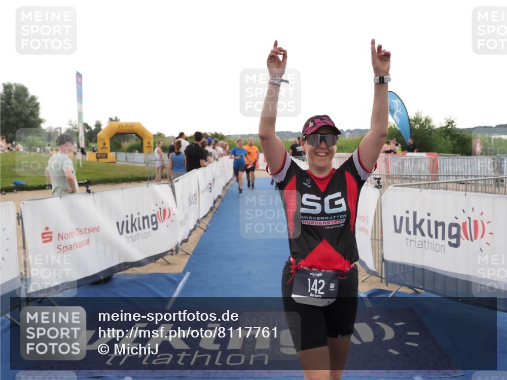 22.06.2025 - Viking Triathlon MichiJ http://msf.ph/oto/8117761 22.06.2025 16:27:48 Ziel 142, 633 meine-sportfotos.de