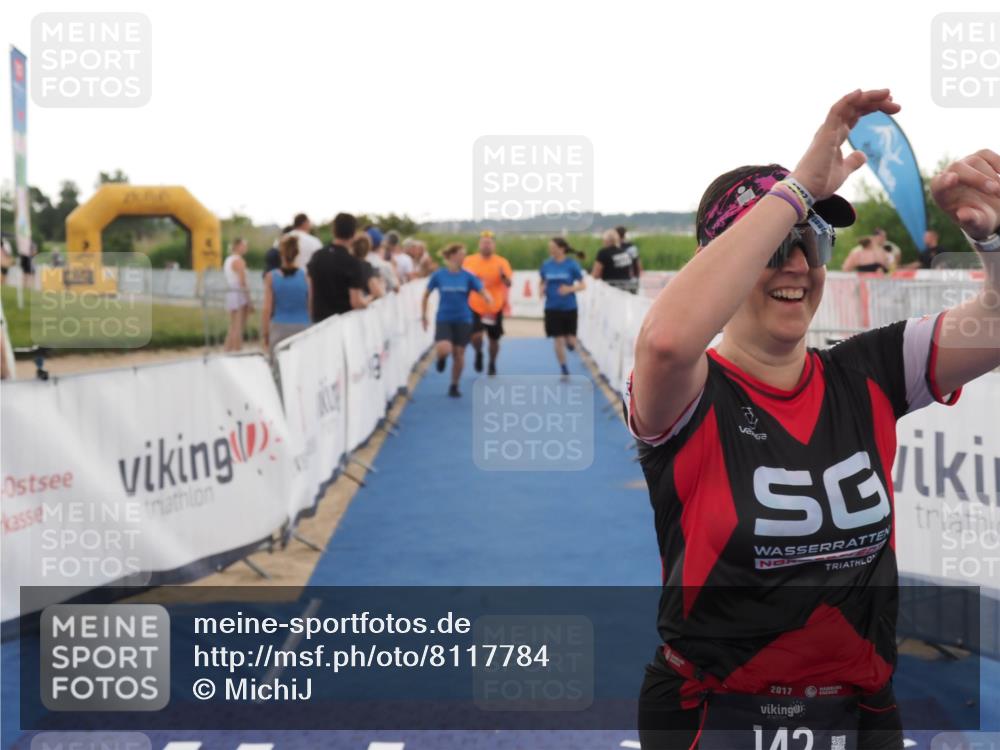 22.06.2025 - Viking Triathlon MichiJ http://msf.ph/oto/8117784 22.06.2025 16:27:49 Ziel 142, 633 meine-sportfotos.de