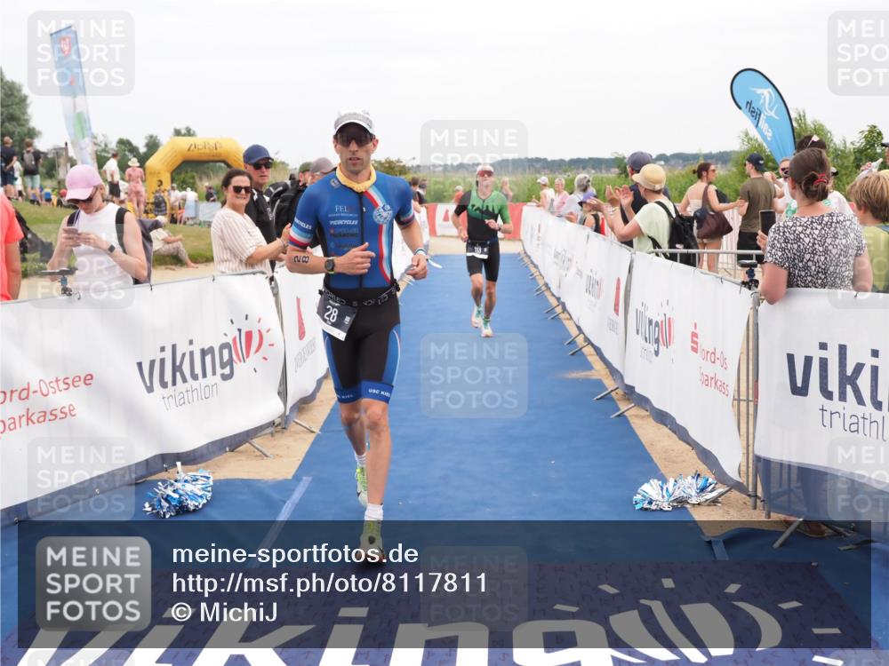 22.06.2025 - Viking Triathlon MichiJ http://msf.ph/oto/8117811 22.06.2025 15:07:36 Ziel 28, 113 meine-sportfotos.de