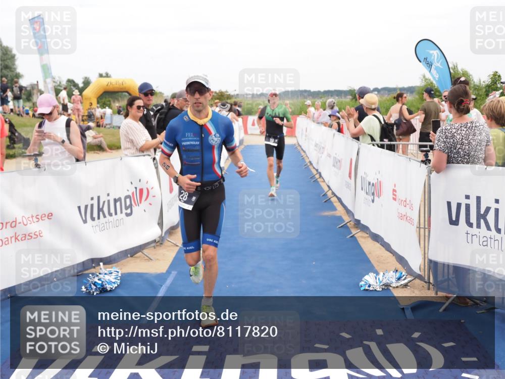 22.06.2025 - Viking Triathlon MichiJ http://msf.ph/oto/8117820 22.06.2025 15:07:36 Ziel 28, 113 meine-sportfotos.de