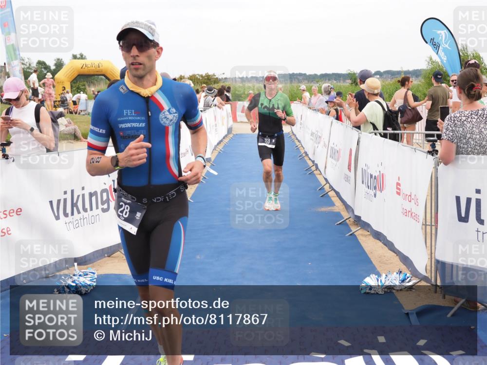 22.06.2025 - Viking Triathlon MichiJ http://msf.ph/oto/8117867 22.06.2025 15:07:37 Ziel 28, 113 meine-sportfotos.de