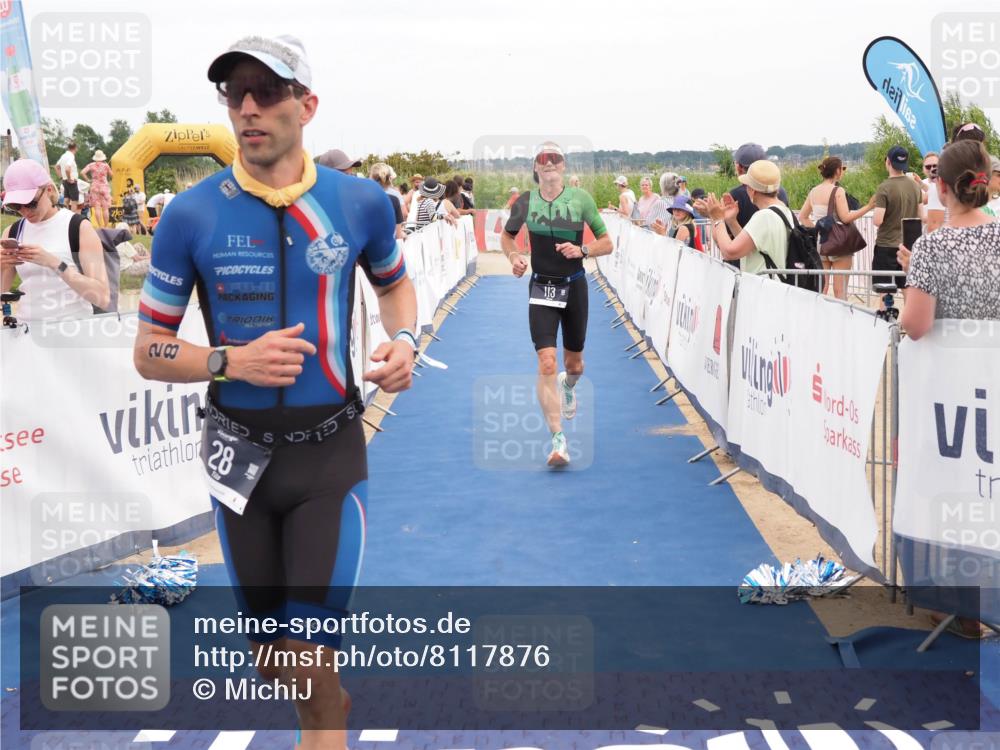 22.06.2025 - Viking Triathlon MichiJ http://msf.ph/oto/8117876 22.06.2025 15:07:37 Ziel 28, 113 meine-sportfotos.de