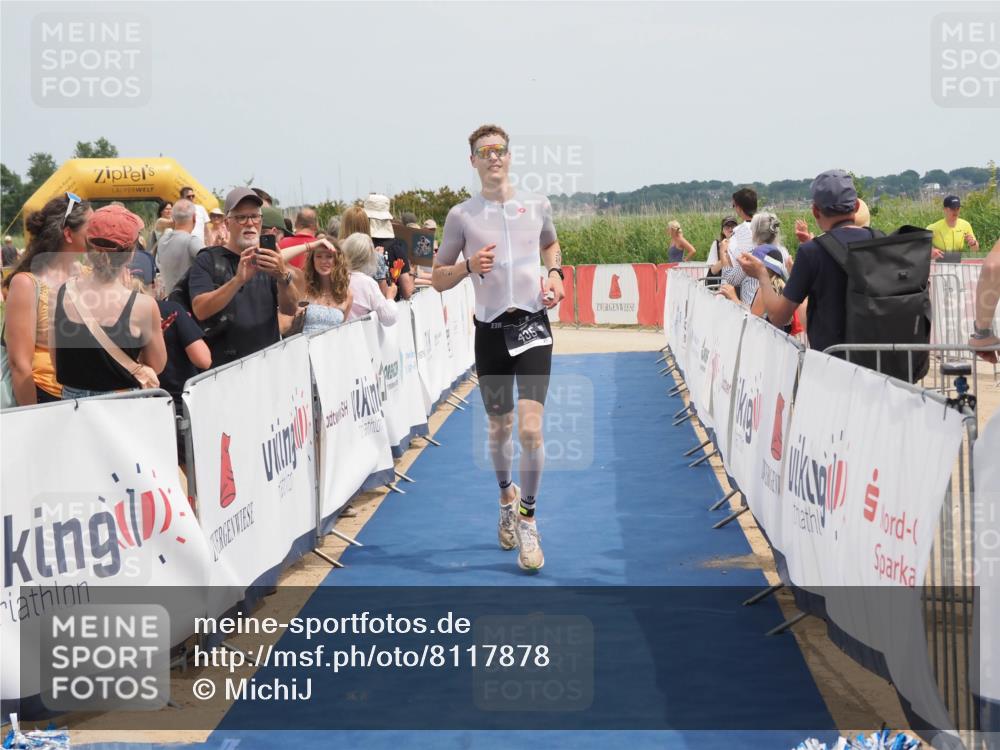 22.06.2025 - Viking Triathlon MichiJ http://msf.ph/oto/8117878 22.06.2025 14:56:50 Ziel 435 meine-sportfotos.de
